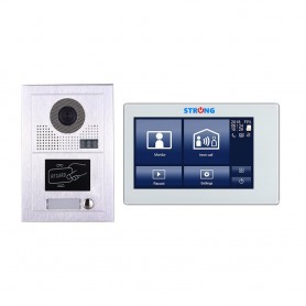 Videointerfoane VIDEOINTERFON IP CU CITITOR DE CARD 7" STRONG-12 Strong Euro Power