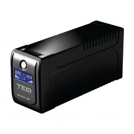 TEDUPS 900VA 500W LCD TED LINE INTERACTIVE CU STABILIZATOR 2 IESIRI SCHUKO
