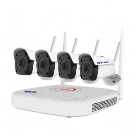 Sisteme de supraveghere Sistem supraveghere video WiFi 5MP 25M 4 camere Eyecam Eyecam