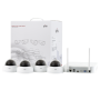 KIT WIFI 4 camere Dome 2MP + NVR - UNV KIT-322F28W-4D