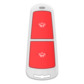Buton de panica, 2 canale, Wireless - HIKVISION DS-PD1-EB-WS2