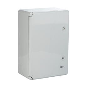 Cutie distributie IP65 din ABS gri, usa mata, placa metalica, 300x400x220 mm PP3005
