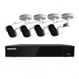 EyecamSistem supraveghere video 4 camere 5MP 40M