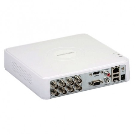 DVR 8 canale video 8MP, AUDIO HDTVI over coaxial - HIKVISION DS-7108HUHI-K1(S)