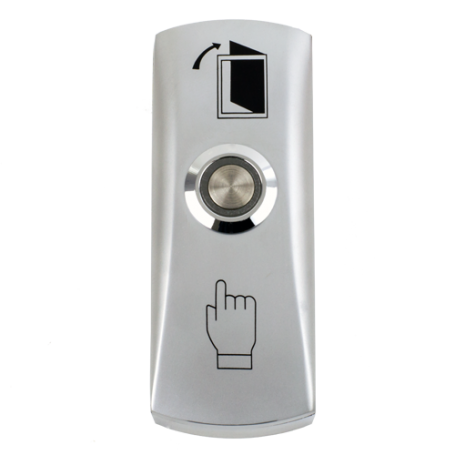 Buton iesire aplicabil din metal, cu LED CSB-805L