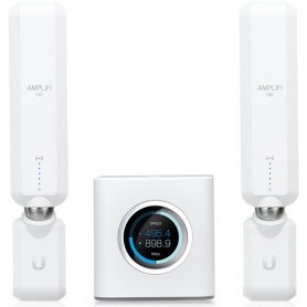 Ubiquiti AmpliFi HD (High-Density) Home Wi-Fi System, with 1x HD Mesh Router + 2x HD Meshpoints, Wi-Fi/Gigabit Ethernet (1) WAN,