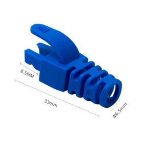 Manson mufa RJ45 albastru, 100 buc. RJ45-CAP-BL