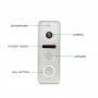 Kit Videointerfon AHD MorningTech HD 10” Slot Card Wifi Tuya App - Negru
