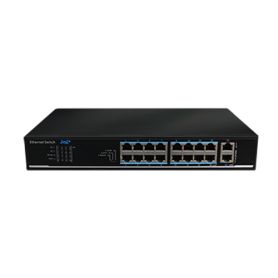 Switch 16 porturi PoE, 2 porturi uplink - UTEPO SF18P-LM