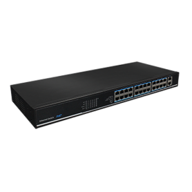 Switch 24 porturi PoE, 2 porturi uplink - UTEPO SF26P-LM