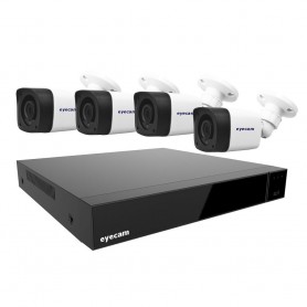 Sistem Supraveghere Exterior 4 Camere Bullet 5MP
