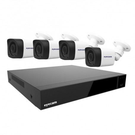 Sistem Supraveghere Exterior 4 Camere Bullet 5MP