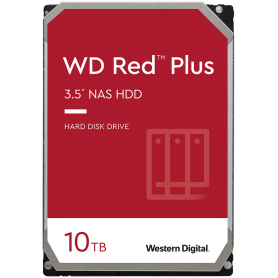 HDD NAS WD Red Plus (3.5'', 10TB, 256MB, 7200 RPM, SATA 6 Gb/s)