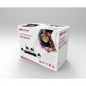 KIT 4CAMERE DOME+1NVR+1HDD WIFI 4MP