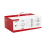 Kit videointerfon analogic 7inch, camera 2MP, conectare 2 fire - HIKVISION DS-KIS101-P(S)